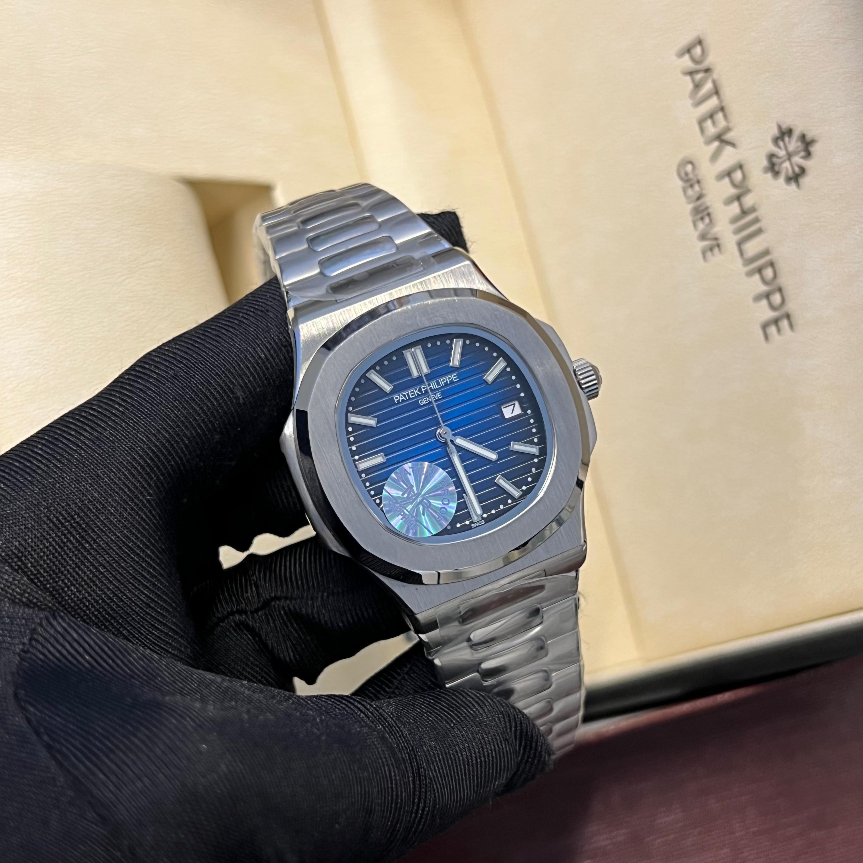 Patek Philippe Nautilius  Blue Dial