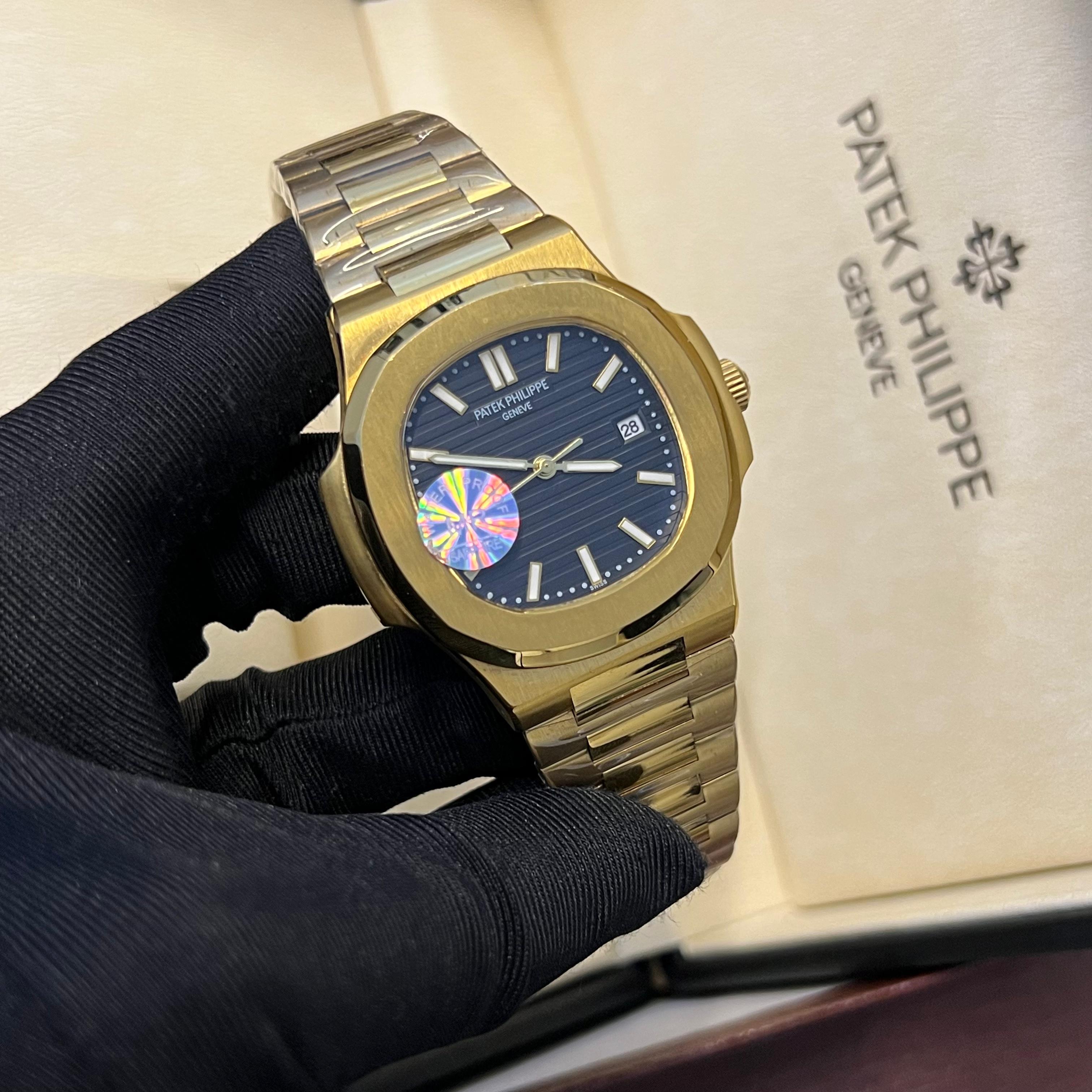 Patek Philippe Nautilius Black Dial