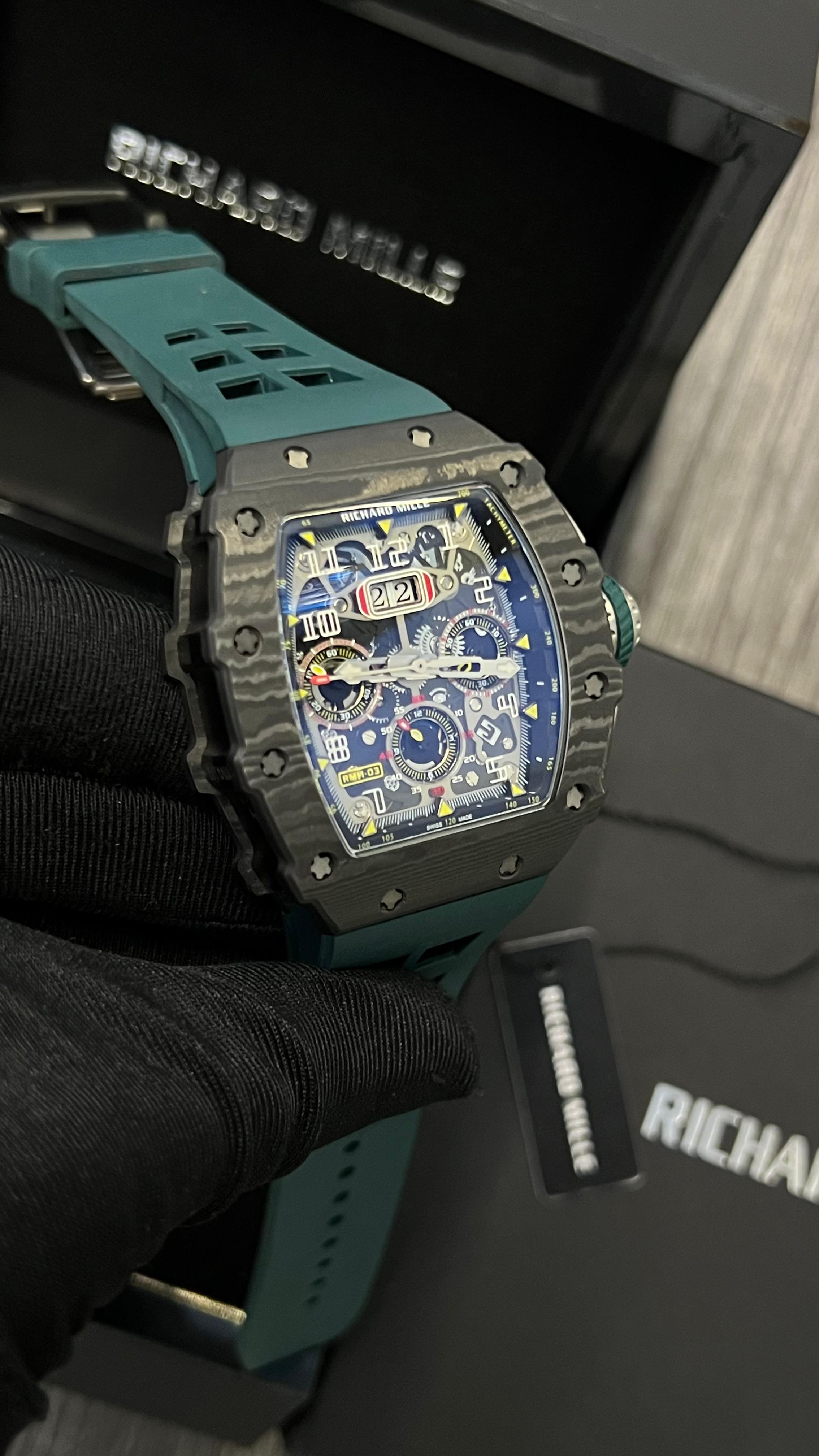 RICHARD MILLE BLACK GREEN 47MM