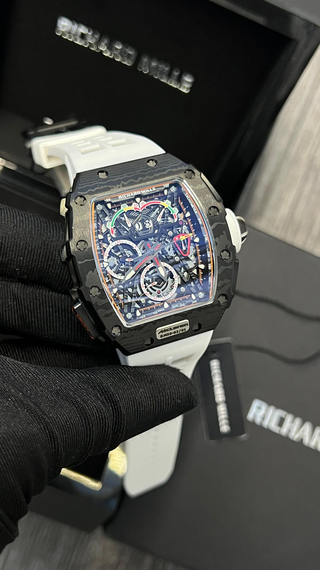 Richard Mille RM 11-03 FM Black Carbon White
