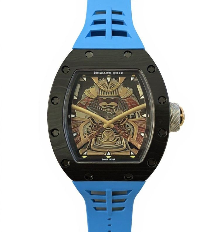 Richard Mille RM 047 TS on Blue Rubber Strap