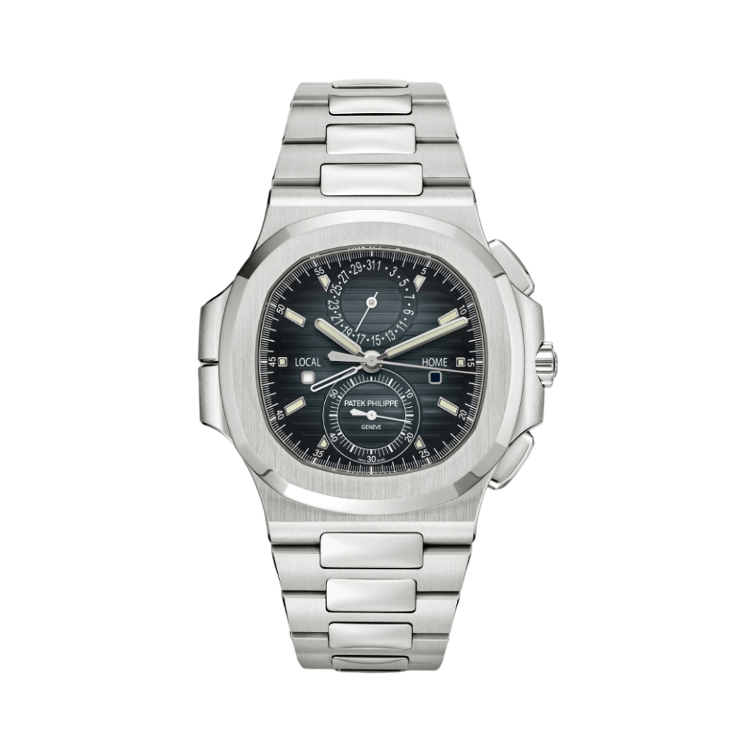 Patek Philippe Nautilus Travel Time – Cobalt Dial (Stainless Steel)